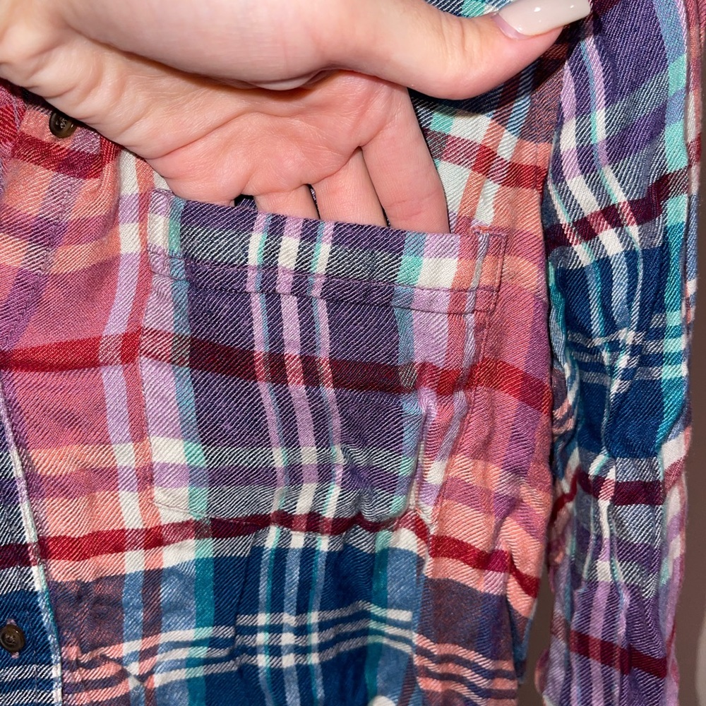 Lucky brand plaid shirt - Picture 3 of 4